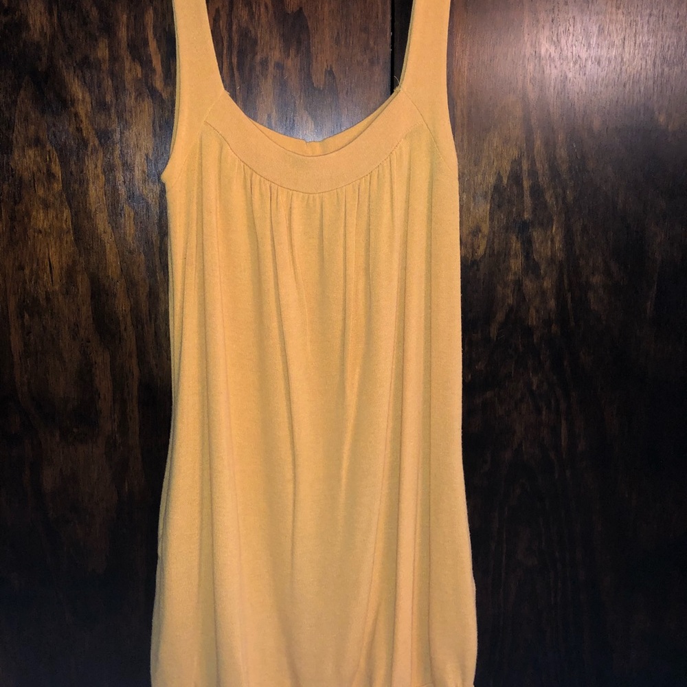 Yellow strap dress